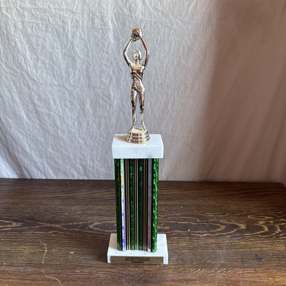 Girls Basketball Player Shooting Trophy 15” Tall San Francisco